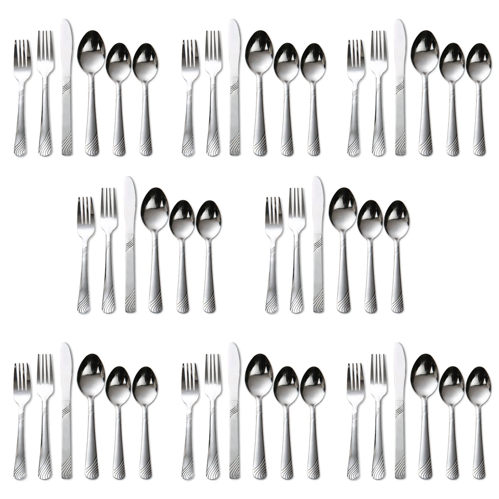 Stainless Steel Flatware Dinnerwear Set - 48 Pcs