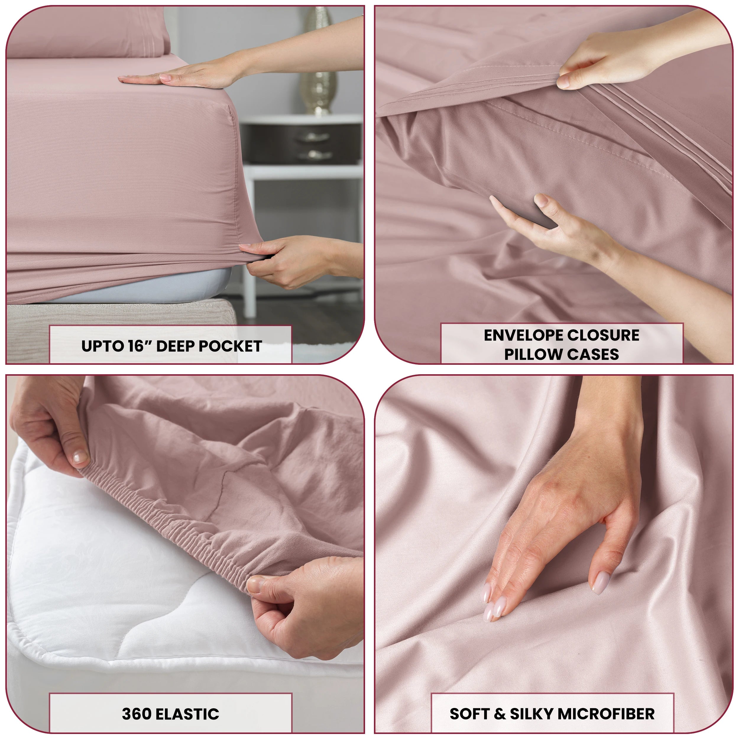Solid Sheet Set - 6 pc Microfiber