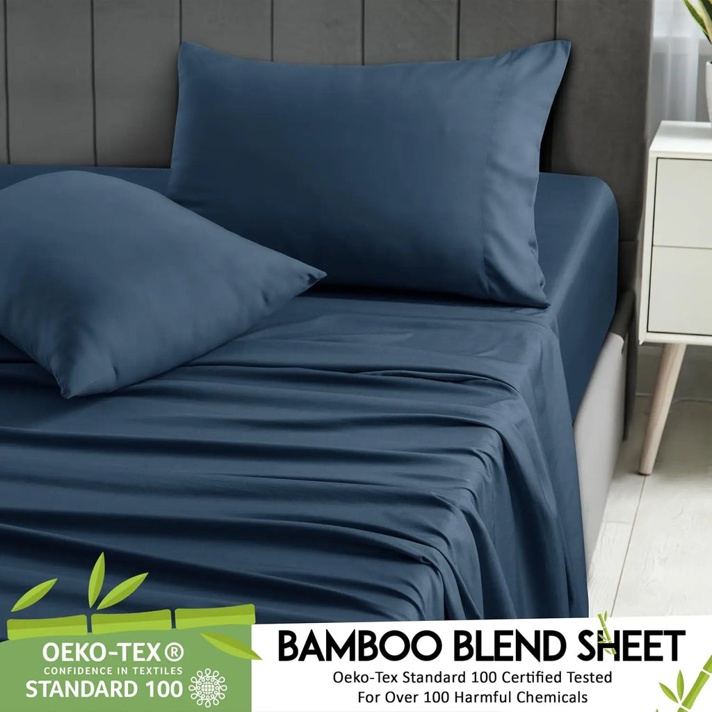 Luxury Silky Bedsheet Set, Rayon Derived from Bamboo,