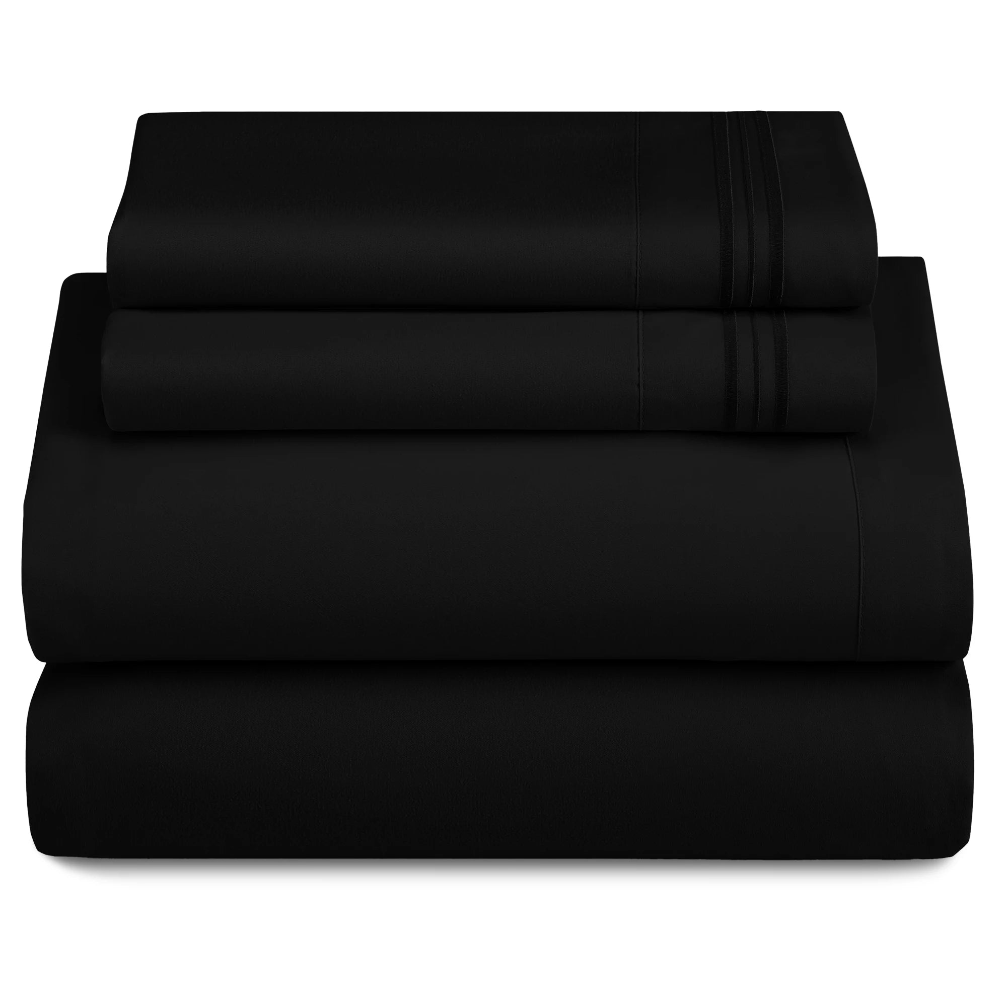 Ultra-Soft Microfiber Bed Sheets Set - 3 pcs