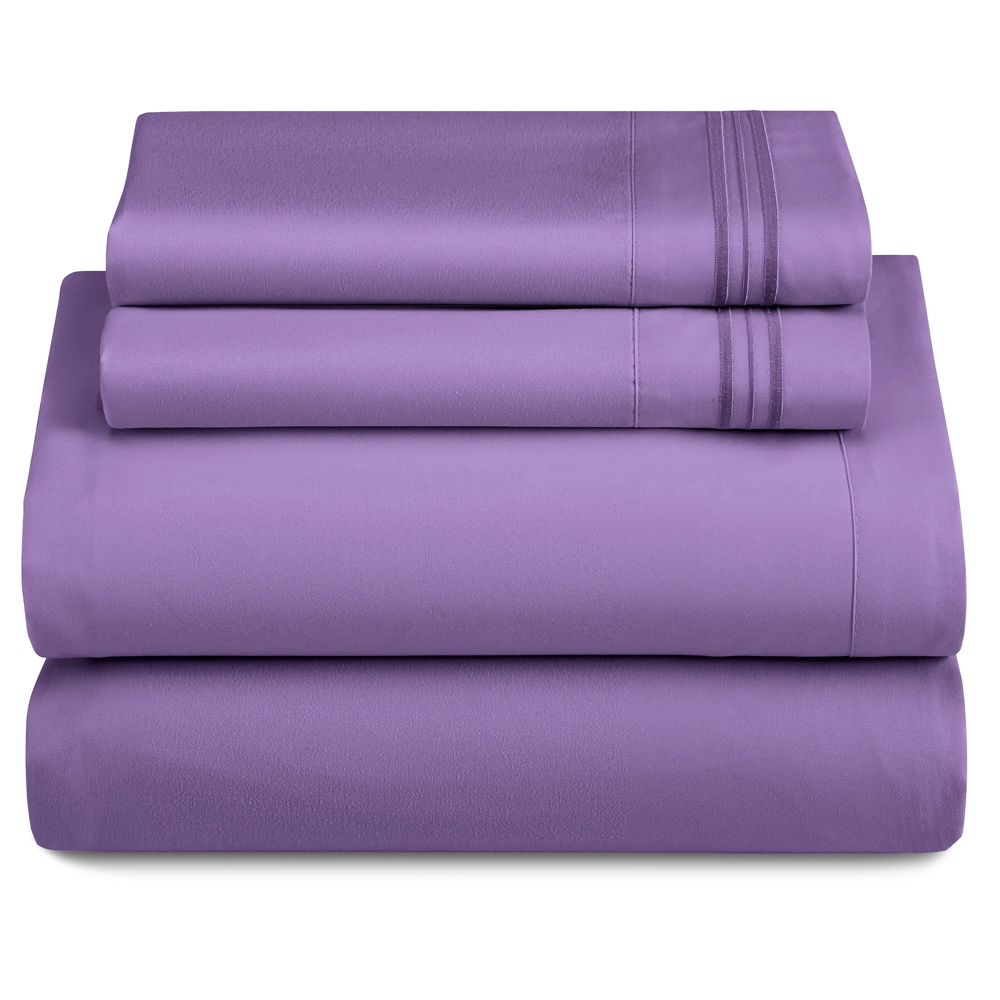 Ultra-Soft Microfiber Bed Sheets Set - 3 pcs