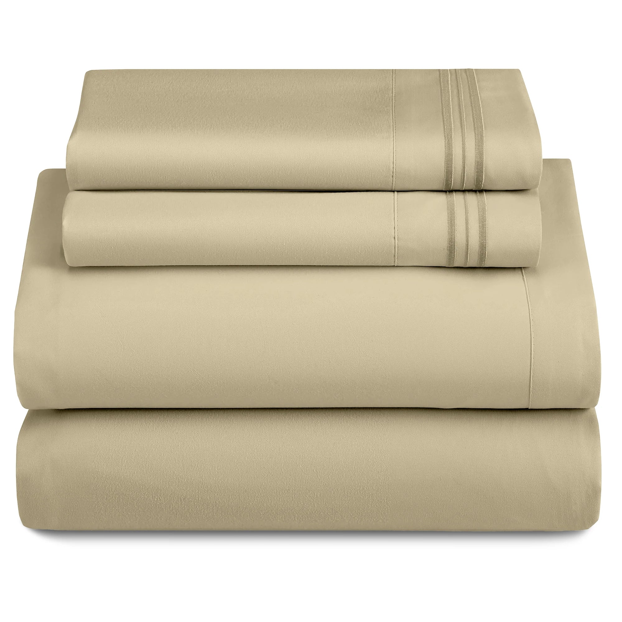 Ultra-Soft Microfiber Bed Sheets Set - 3 pcs