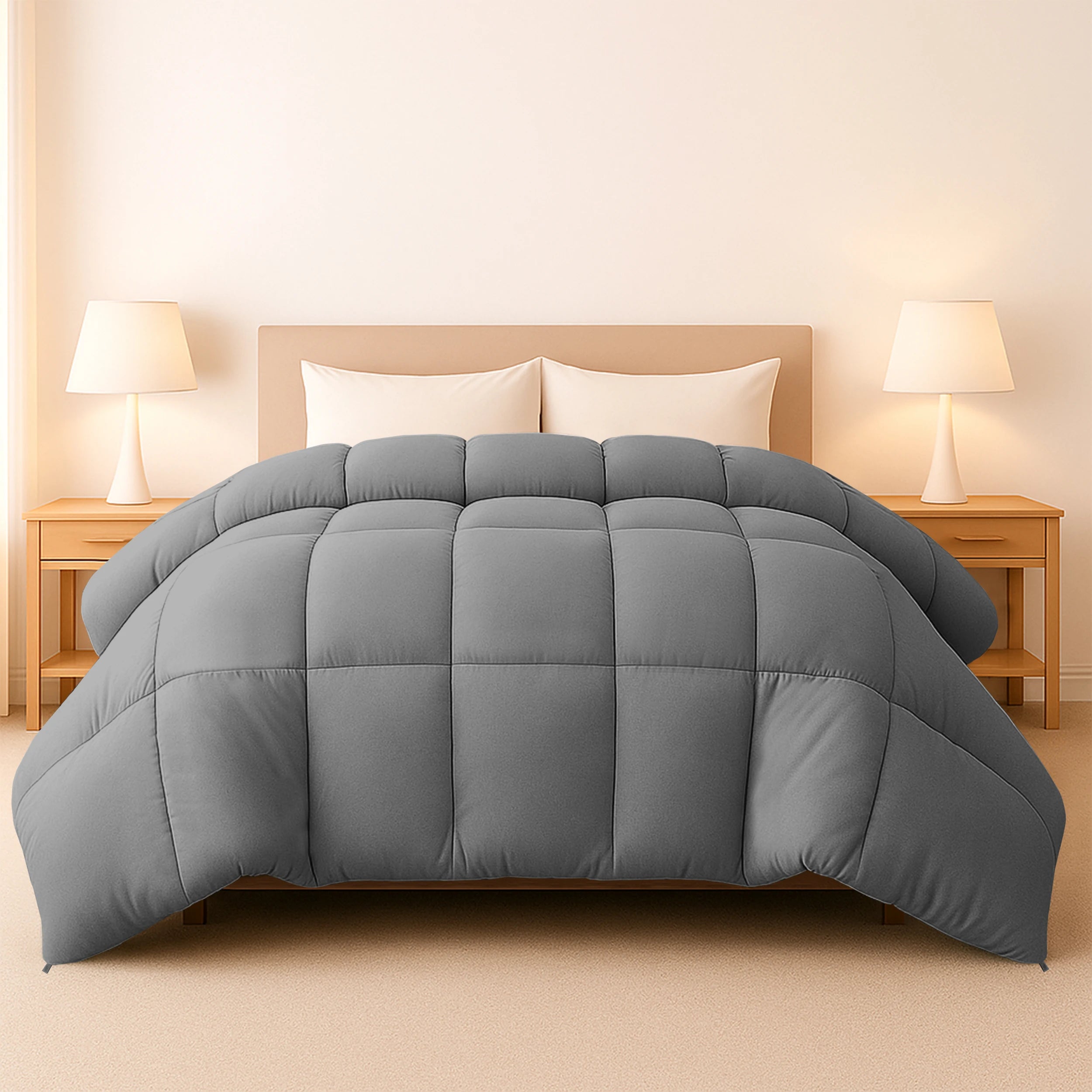 Down Alternative Fluffy Comforter - 102" x 90"