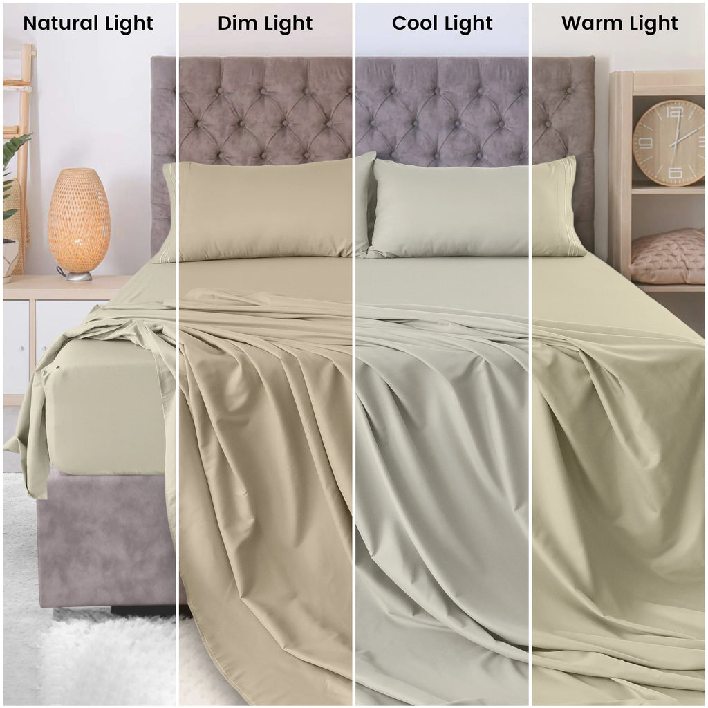 Ultra-Soft Microfiber Bed Sheets Set - 3 pcs