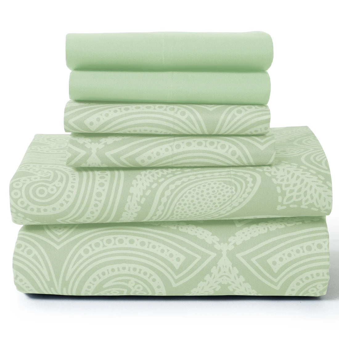 Paisley Sheet Set – 6 pc Soft Microfiber