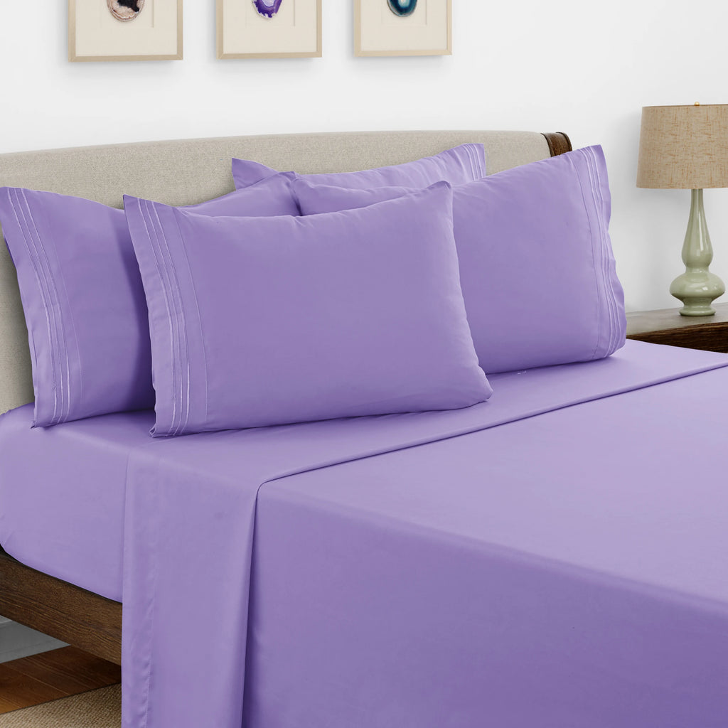 Solid Sheet Set - 6 pc Microfiber