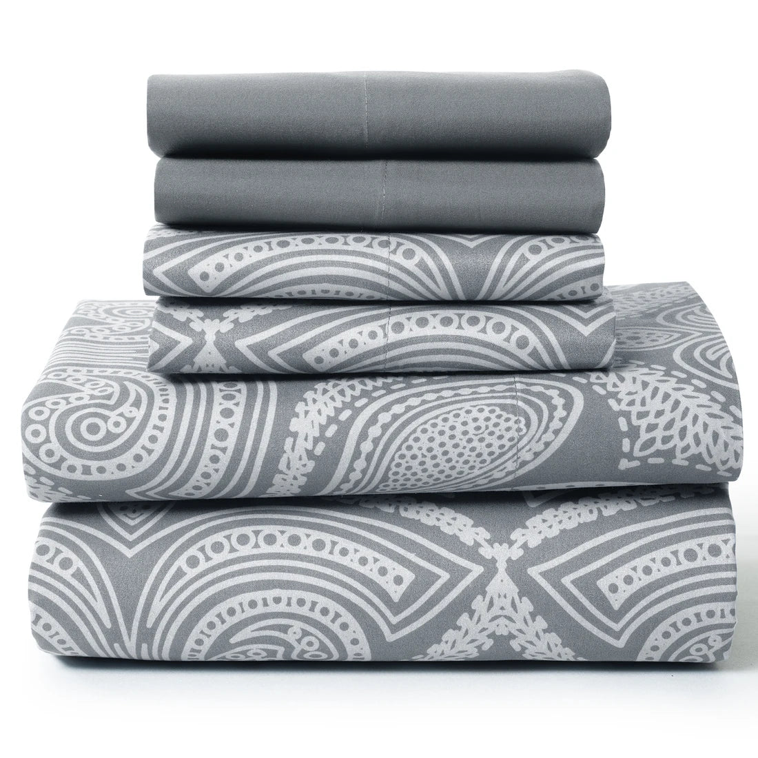 Paisley Sheet Set – 6 pc Soft Microfiber