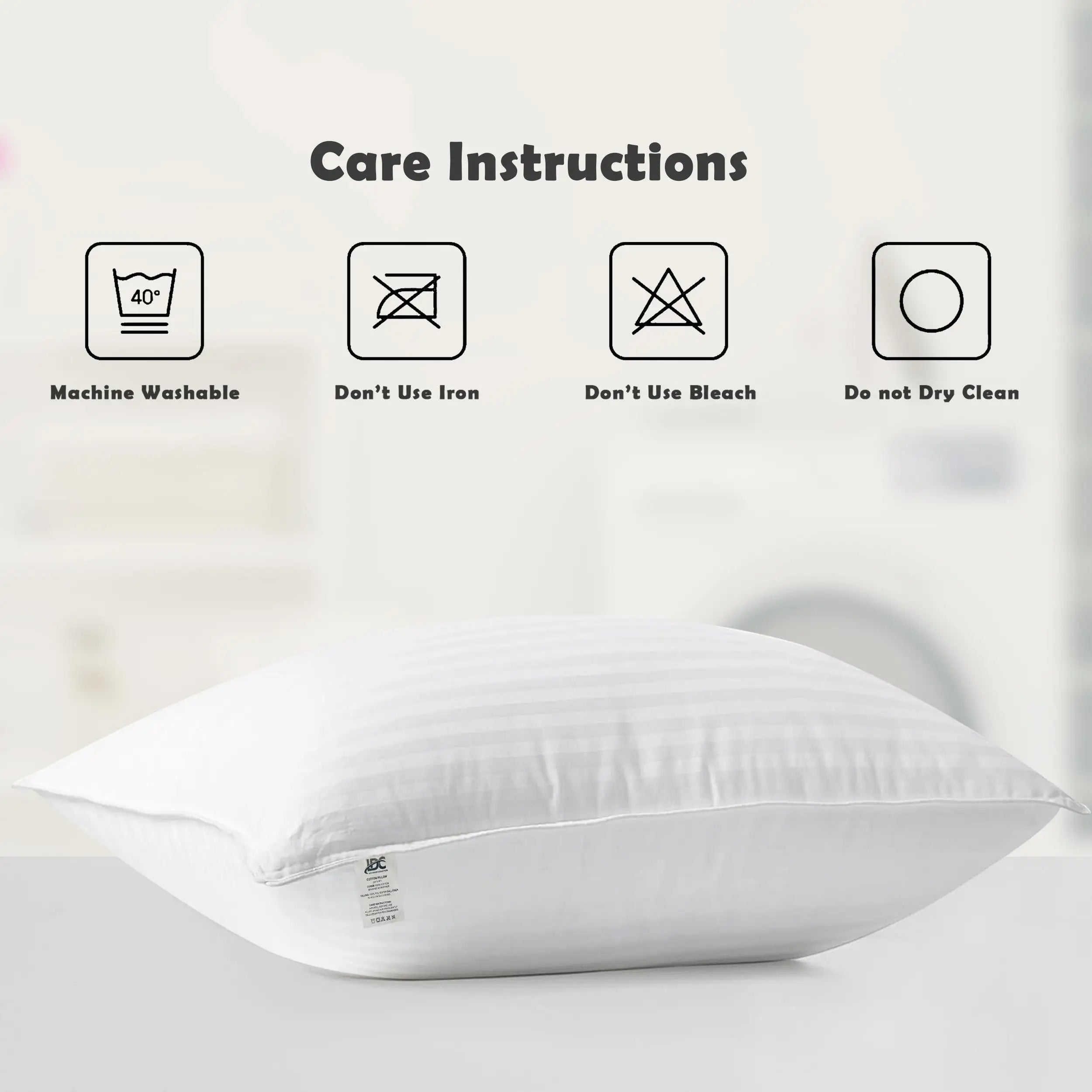 Down Alternative Stripe Pillows Set of 2