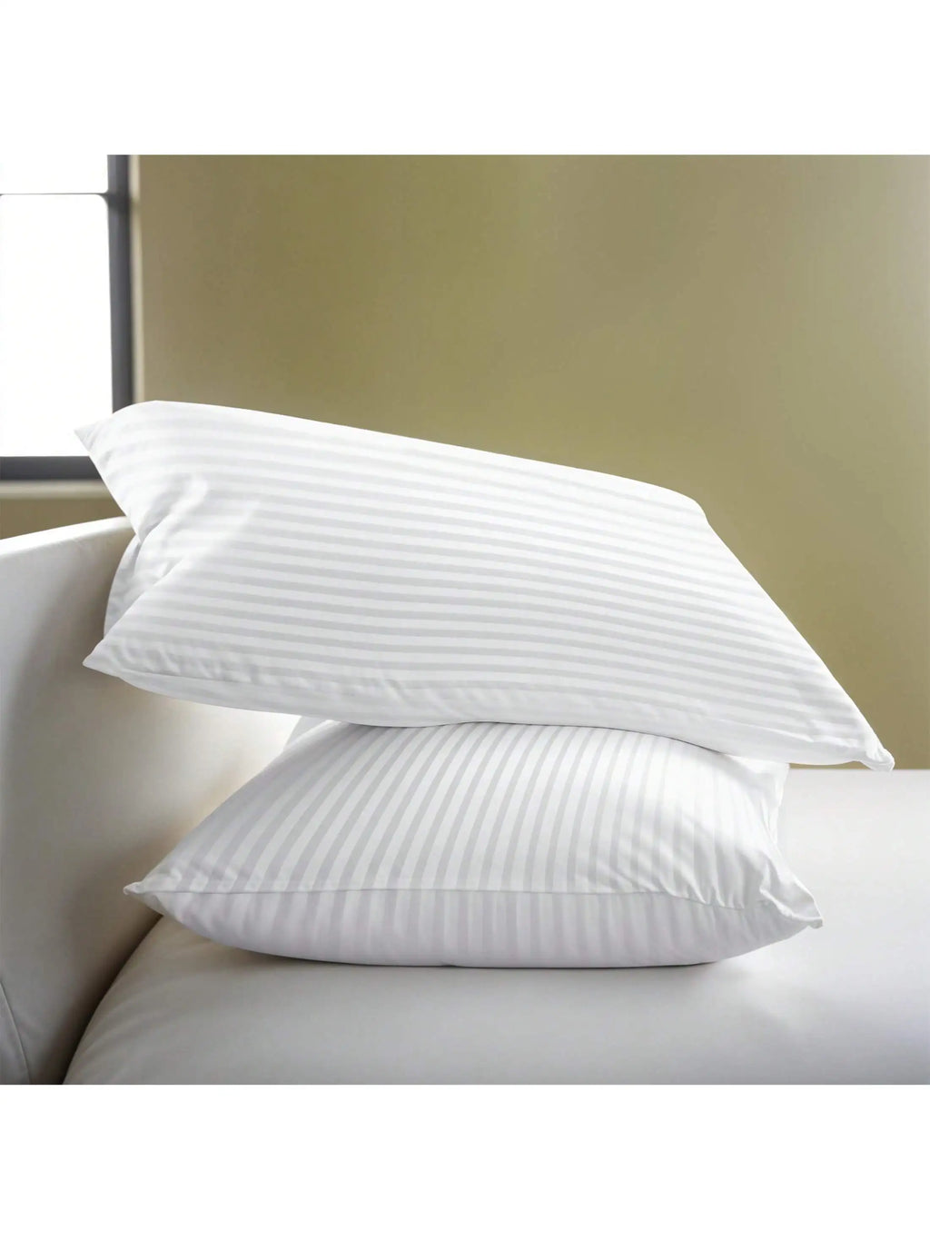 Down Alternative Stripe Pillows Set of 2