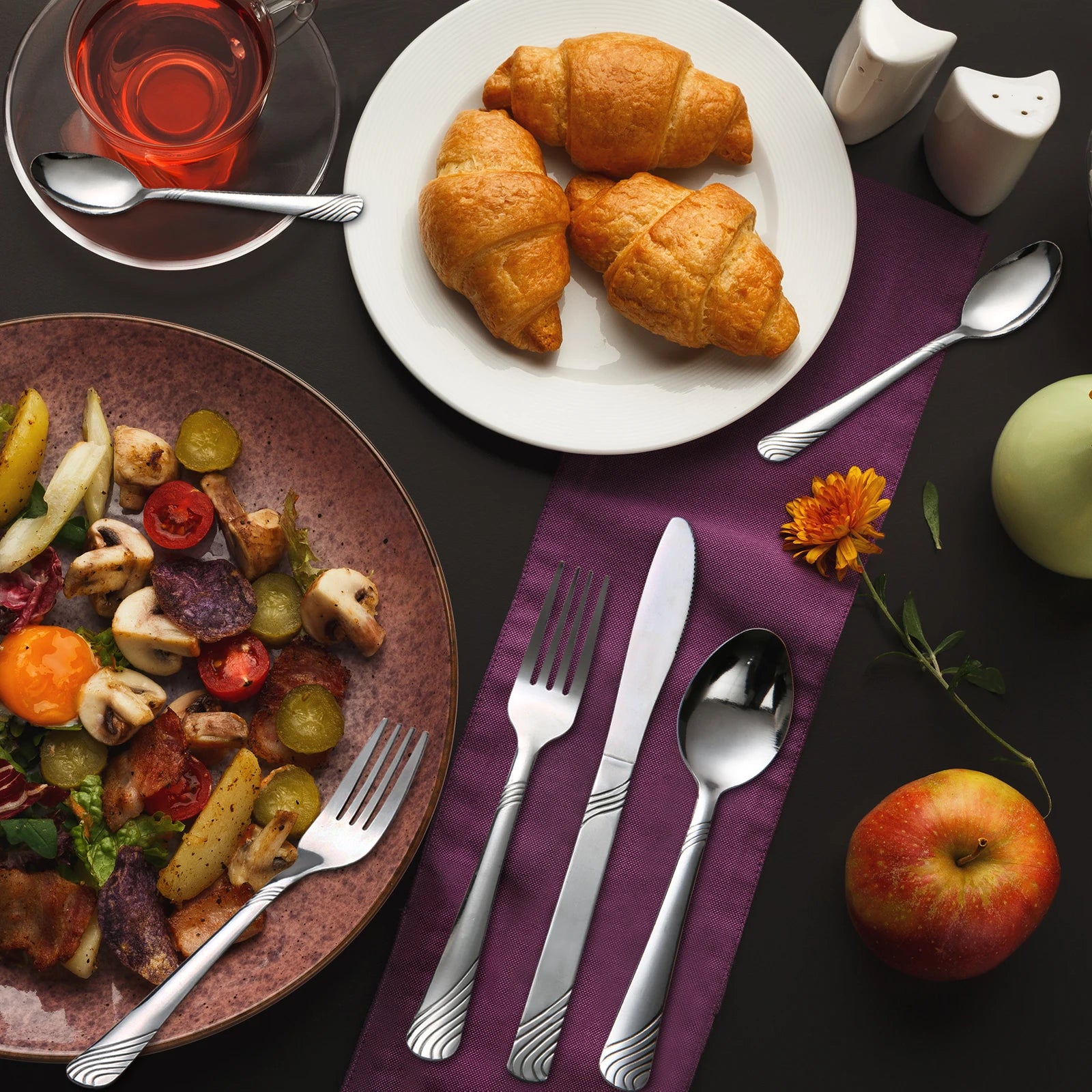 Stainless Steel Flatware Dinnerwear Set - 48 Pcs