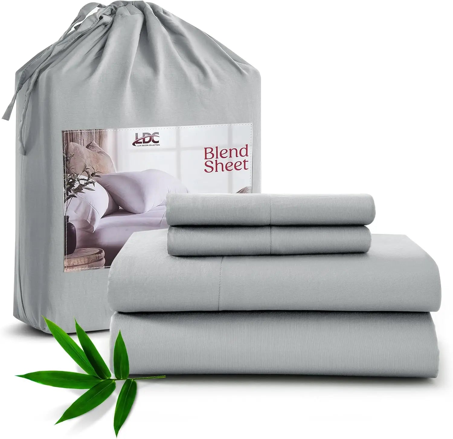 Luxury Silky Bedsheet Set, Rayon Derived from Bamboo,