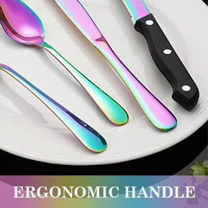 Rainbow  Silverware Set - 24 pcs