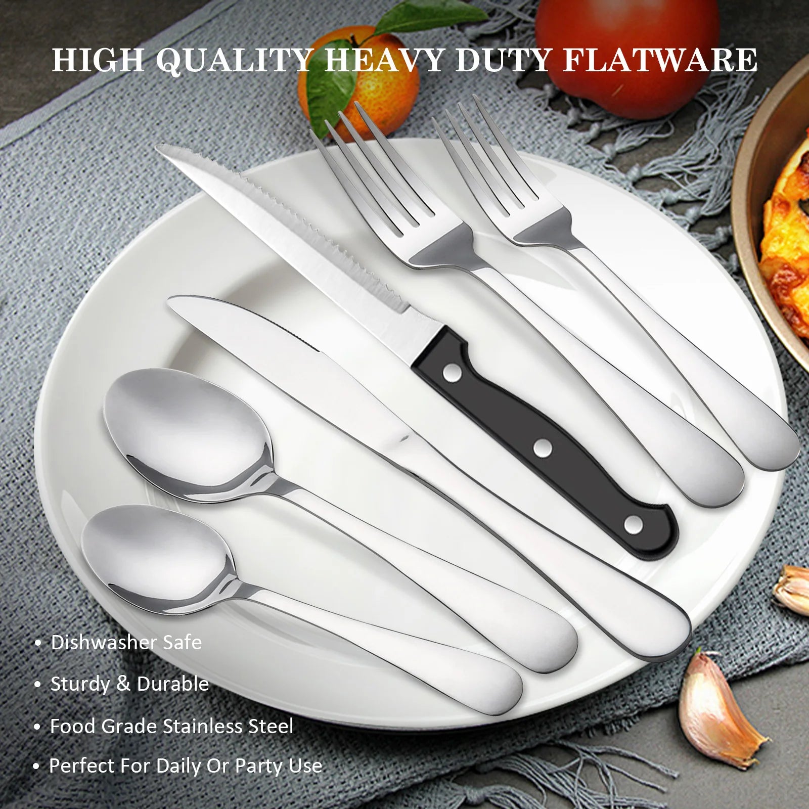Stainless Steel Tableware Set -24 cutlery pcs