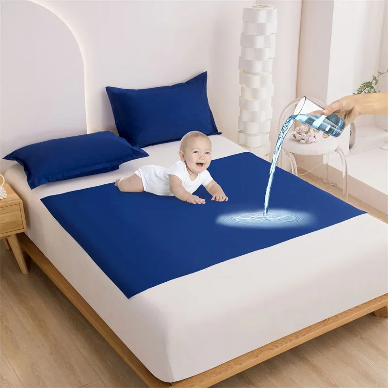 Waterproof Flat Bed Sheet Mattress Cover