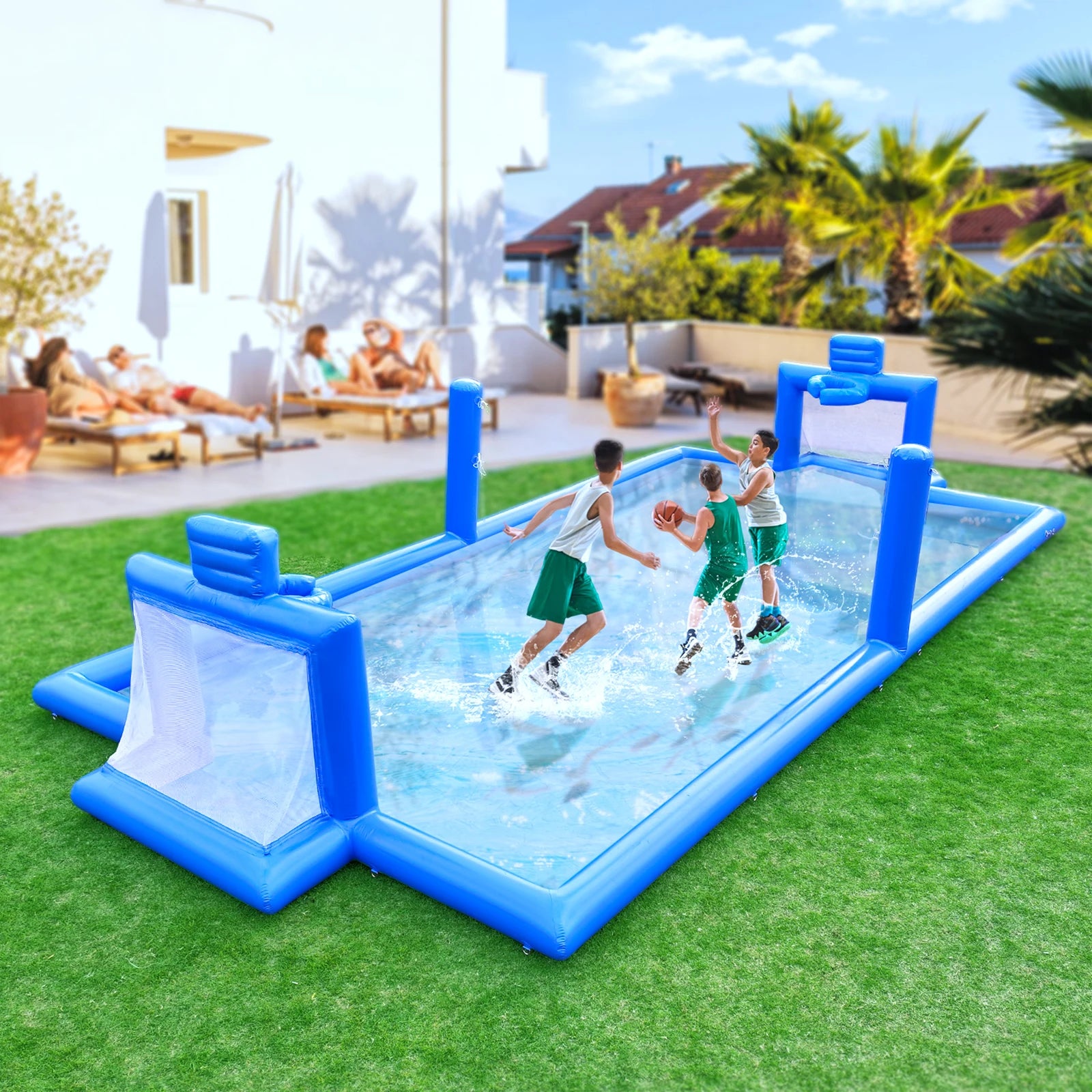 Inflatable Water Multi Game Court -33 ft