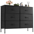 Fabric Cabinet with 6 Storage Drawers