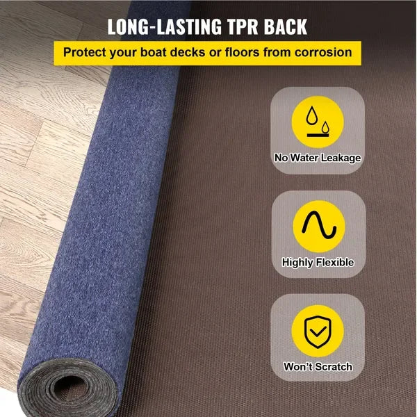 Deep Blue Marine Waterproof Carpet