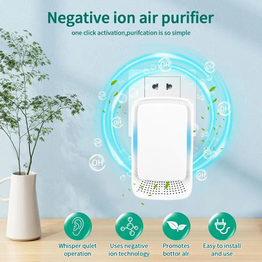 Ionic Air Purifier Filterless- 4 pack