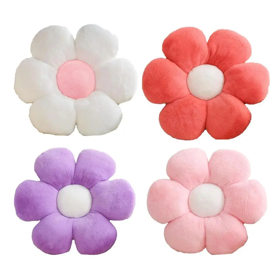 Cute Daisy Flower Shaped Throw Pillow Seating Cushions
