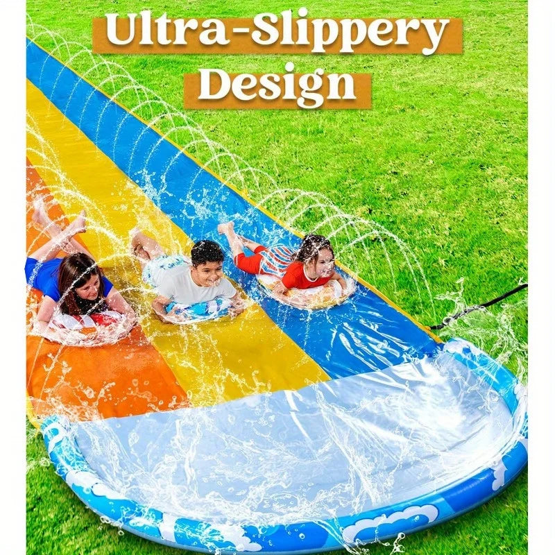 Triple Water Slip & Slide