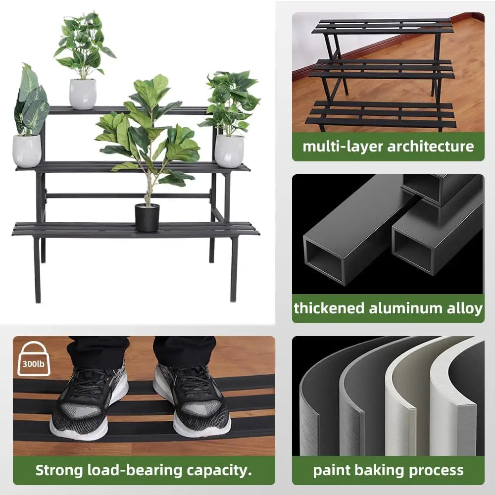3-Tier Metal Plant Stand