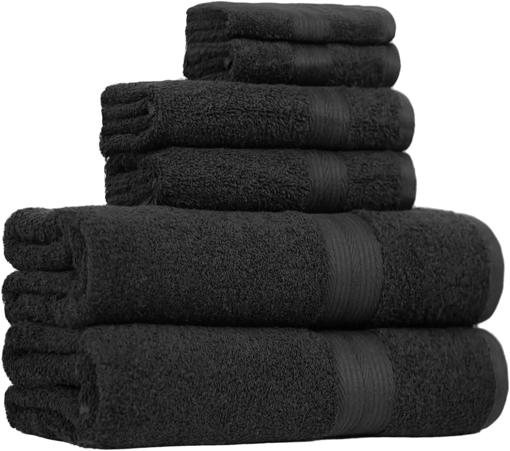 Cotton Oversized Bathroom Towel 6 pc Sets