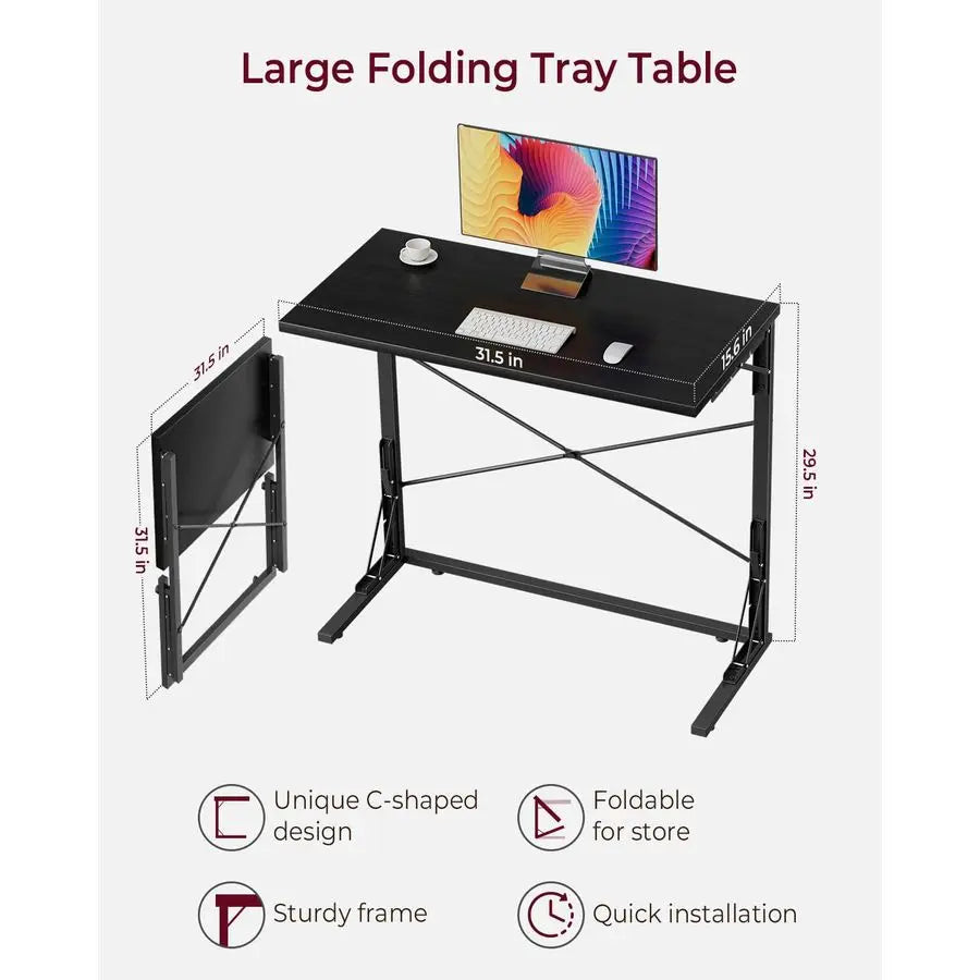 Black Folding Desk/Table