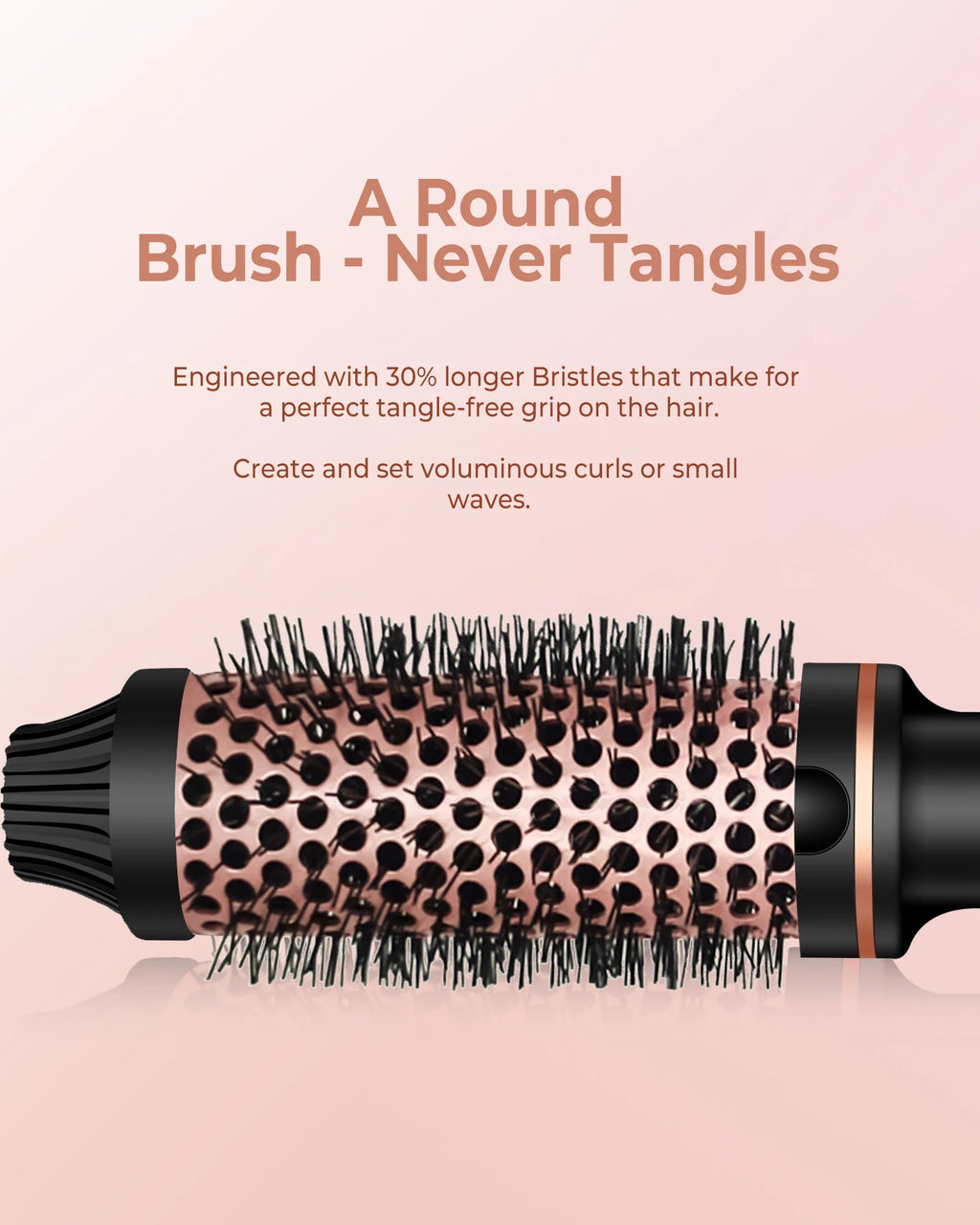 Thermal Hot Hair Curling Brush Iron