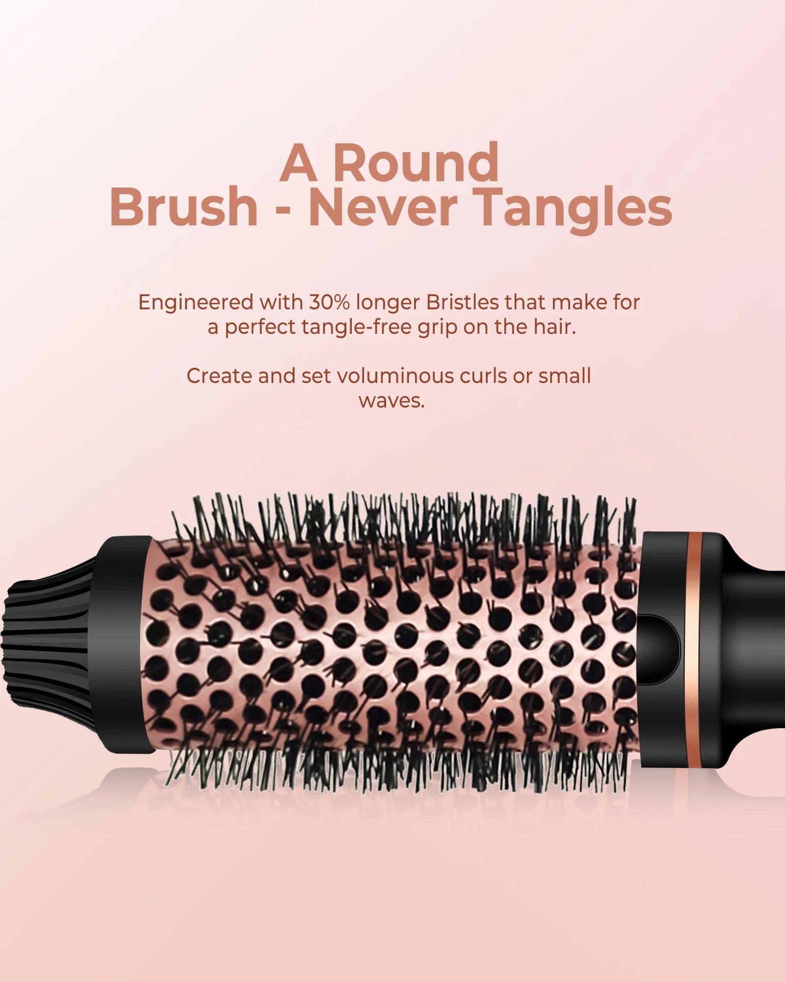Thermal Hot Hair Curling Brush Iron