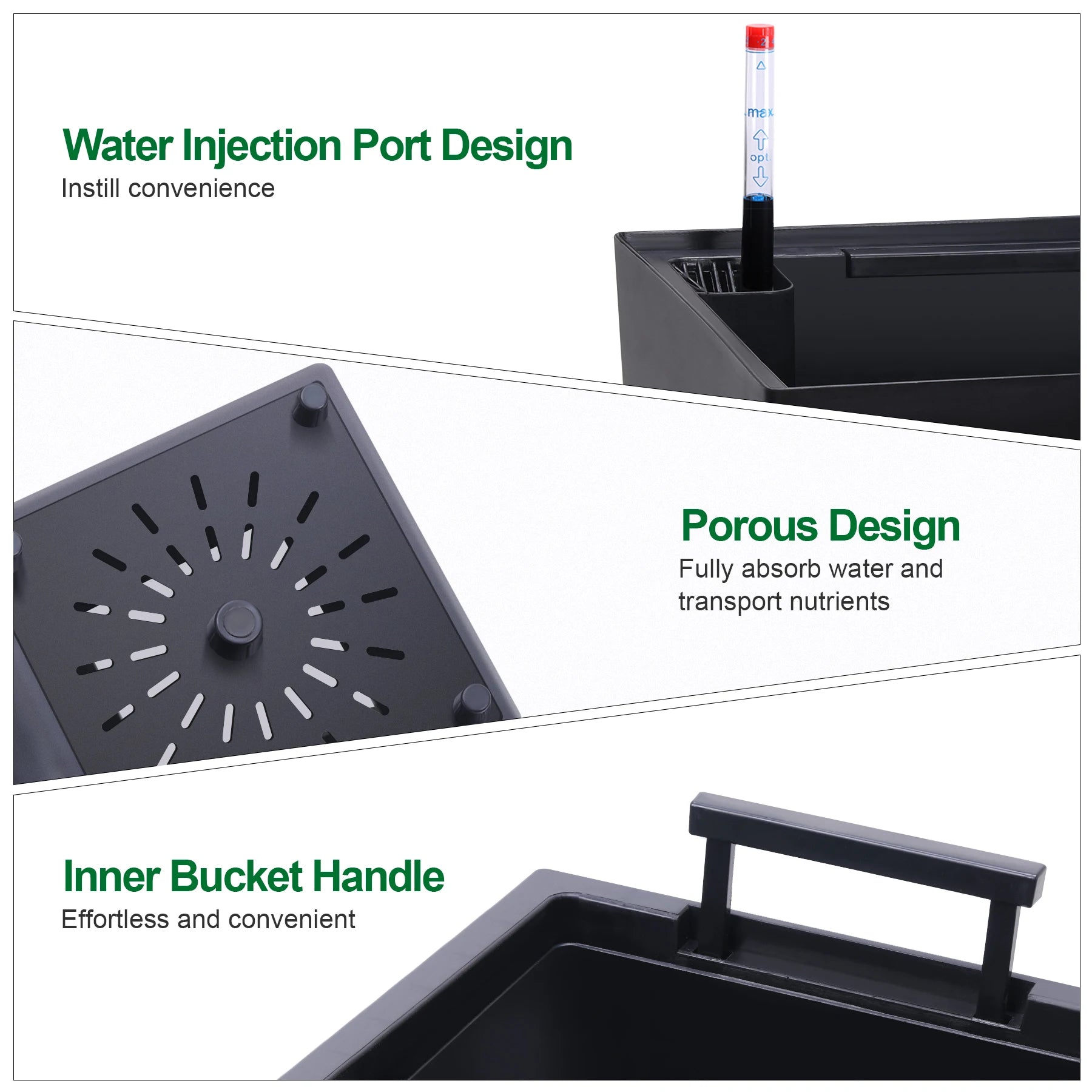 Indoor/Outdoor Planter Pots, 2 pcs