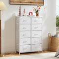 Storage Display Cabinet w/10 Fabric Drawers
