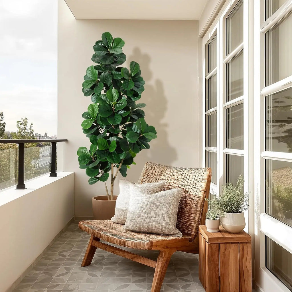 Fiddle Leaf Fig Tree Artificial w/Leaves