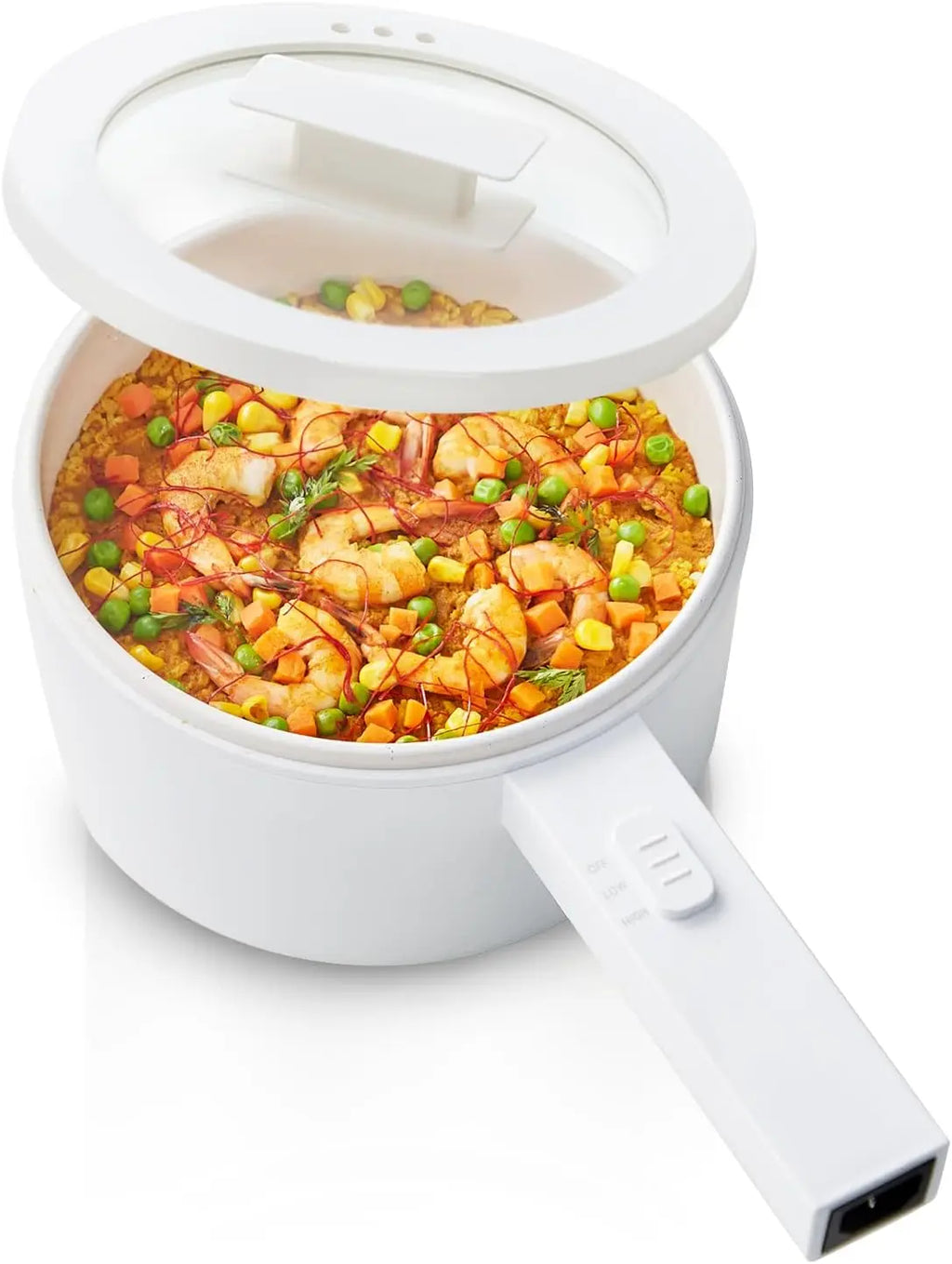 Mini Electric Hot Pot Ceramic Glaze Non-stick