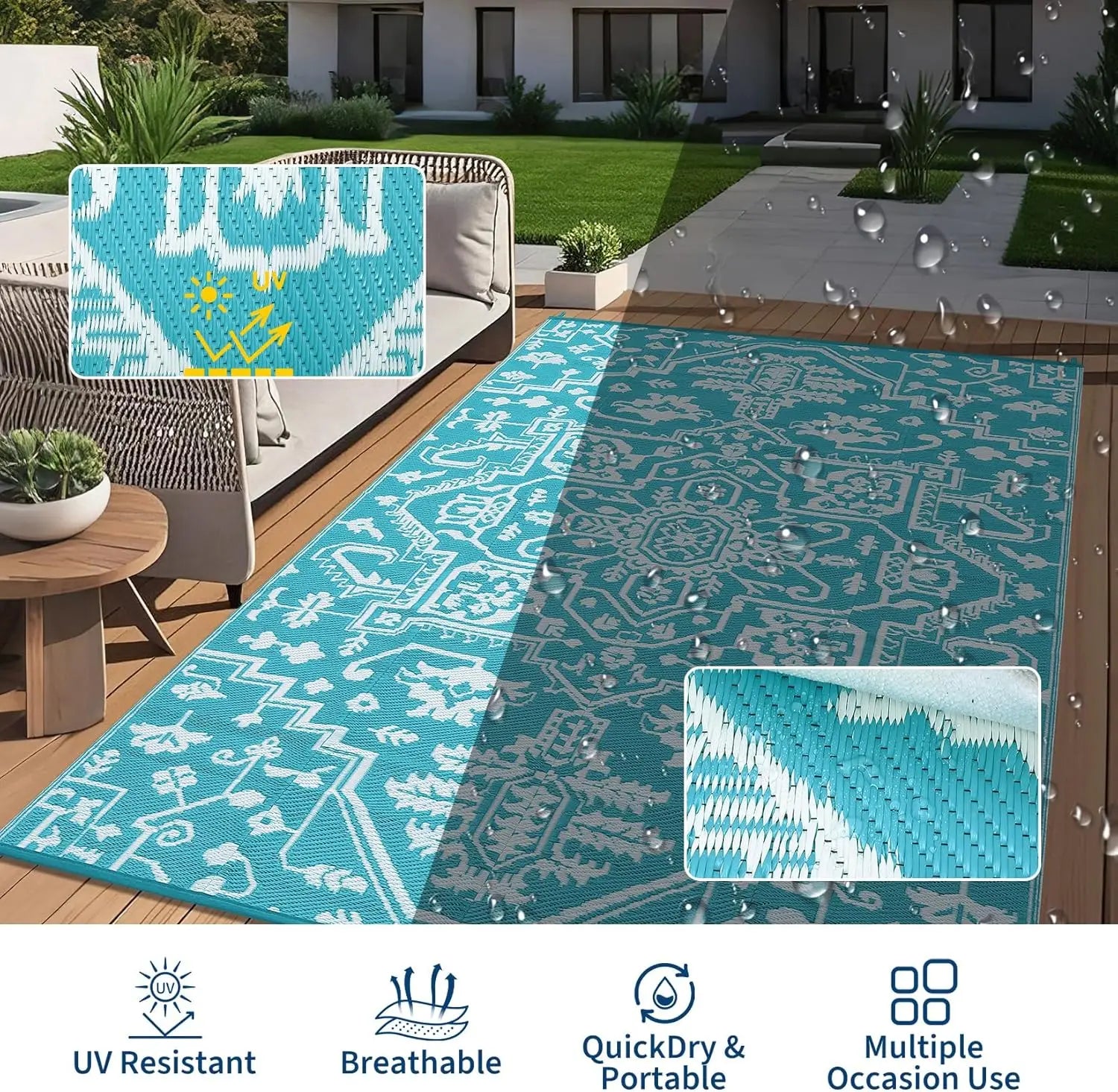 Waterproof Area Rug/Straw Carpet