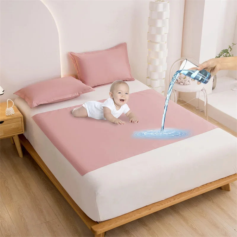 Waterproof Flat Bed Sheet Mattress Cover