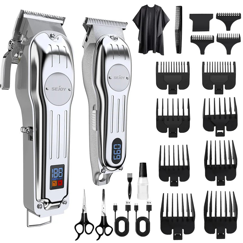 Professional Electric Hair Trimmer Combo Kits For Men