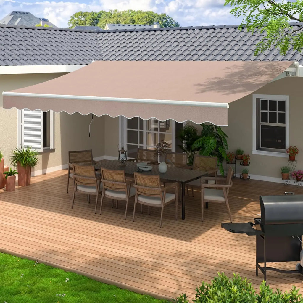 Retractable Awning/Sun Shade Shelter Cover