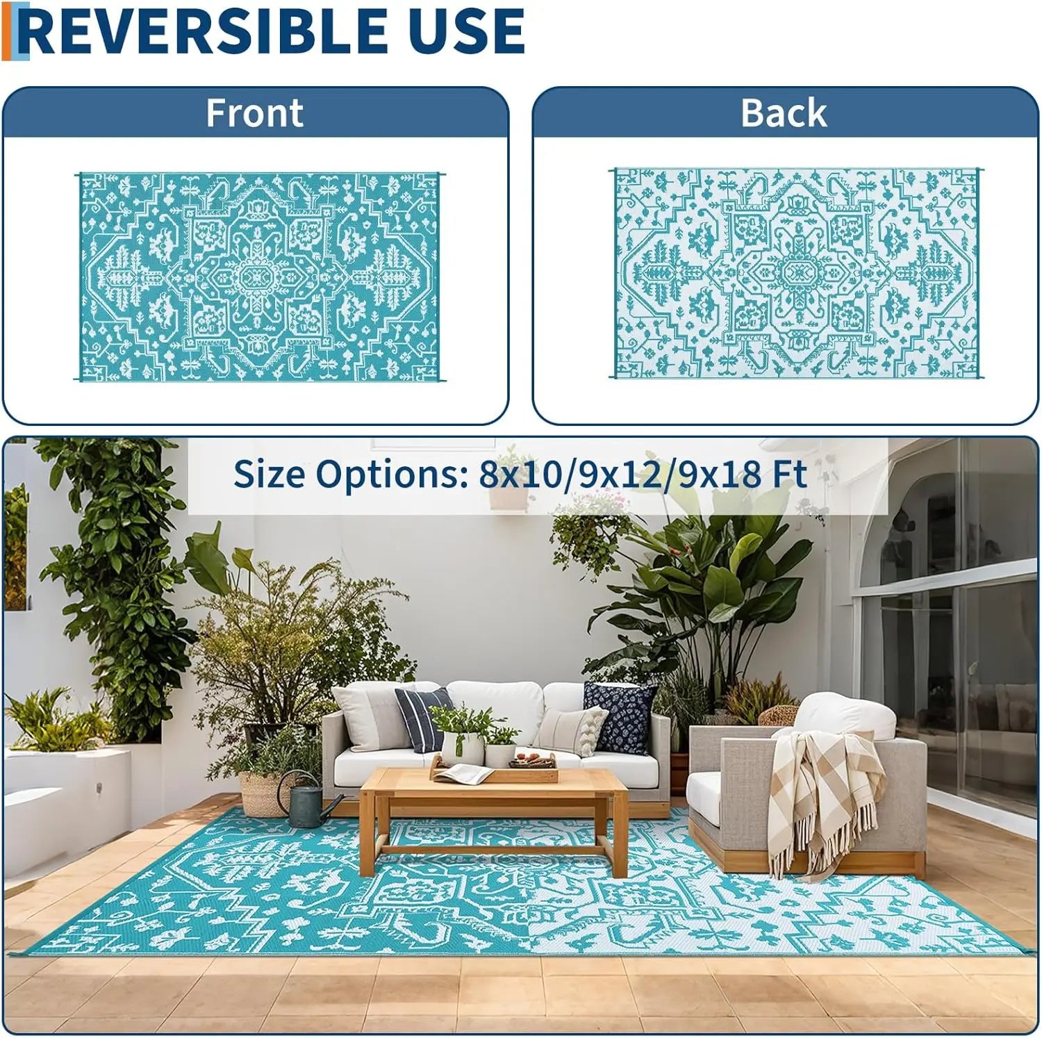 Waterproof Area Rug/Straw Carpet