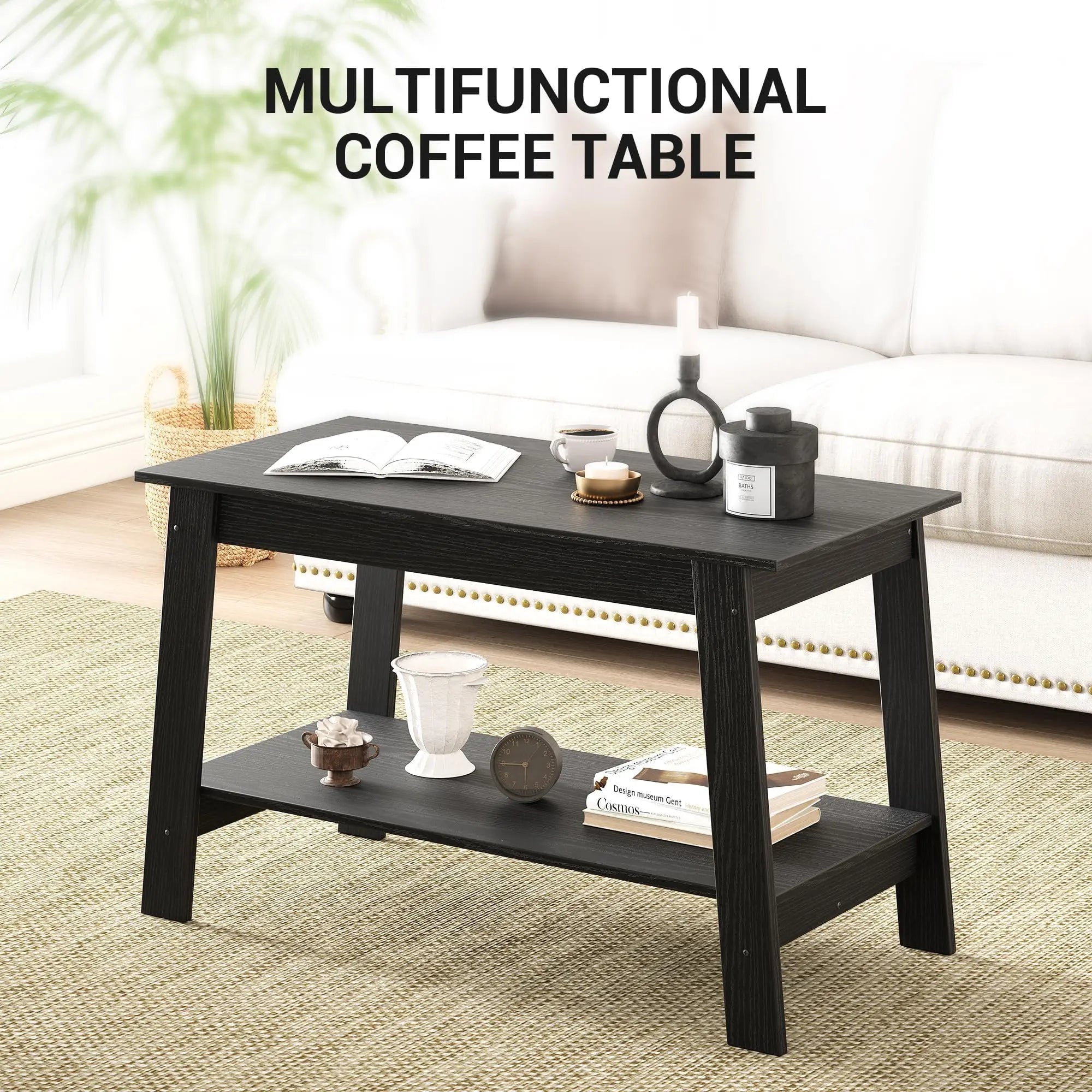 Modern 2-Tier Coffee Table