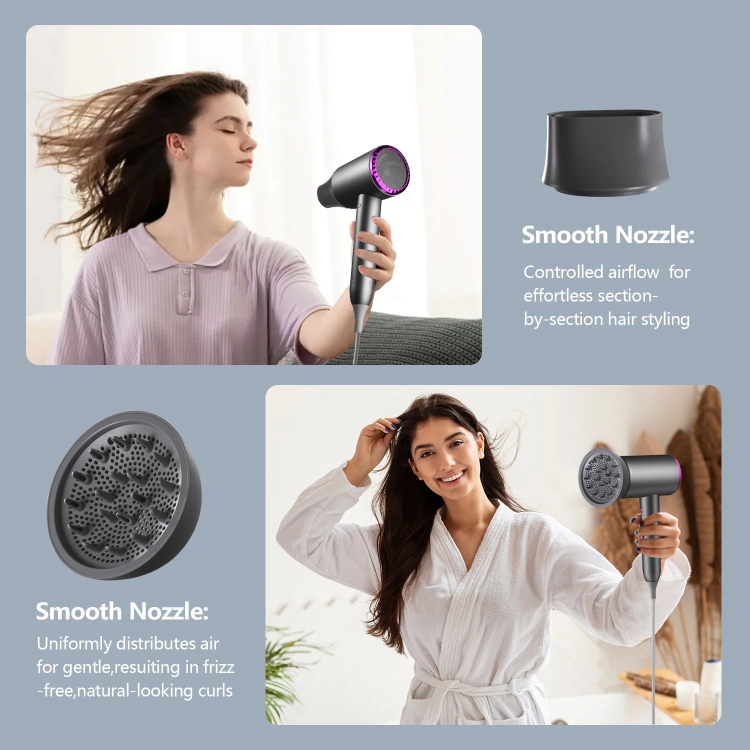 Professional Hair Dryer w/Diffuser