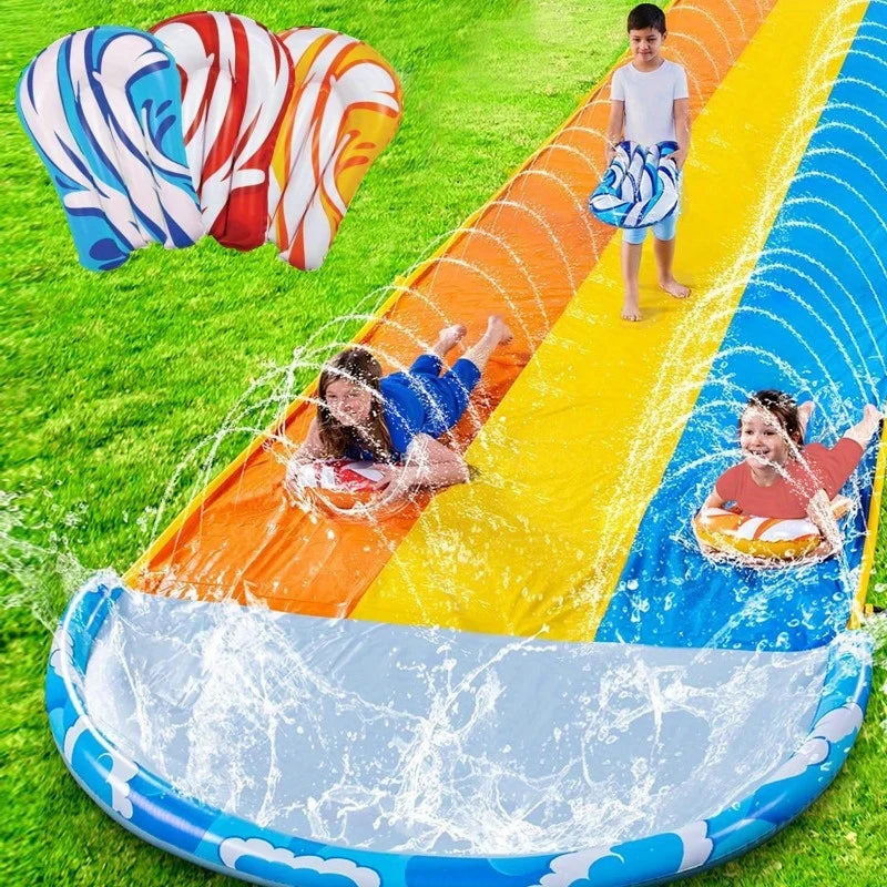Triple Water Slip & Slide