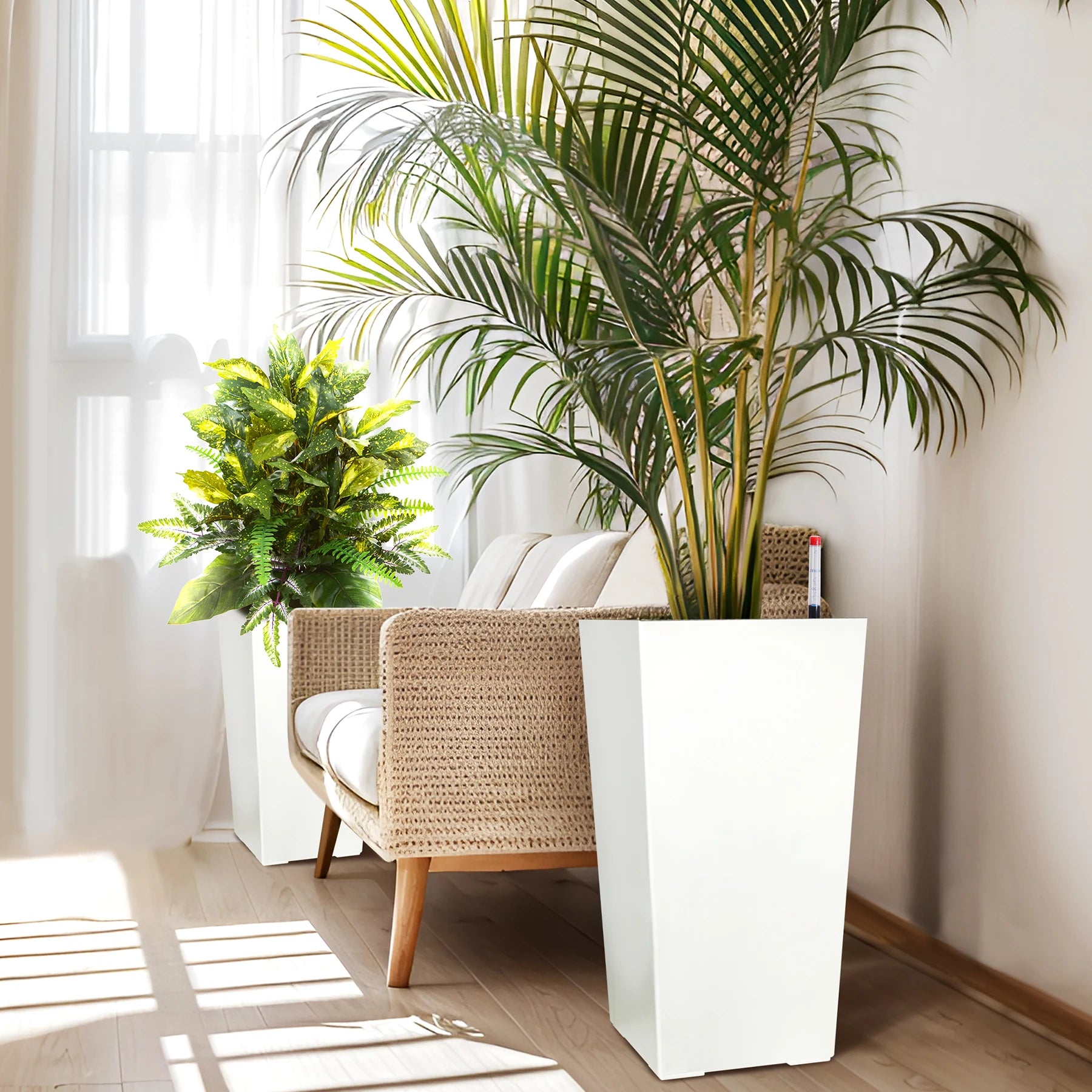 Indoor/Outdoor Planter Pots, 2 pcs