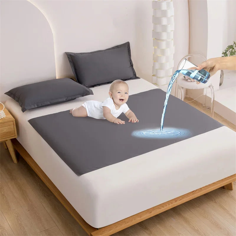 Waterproof Flat Bed Sheet Mattress Cover