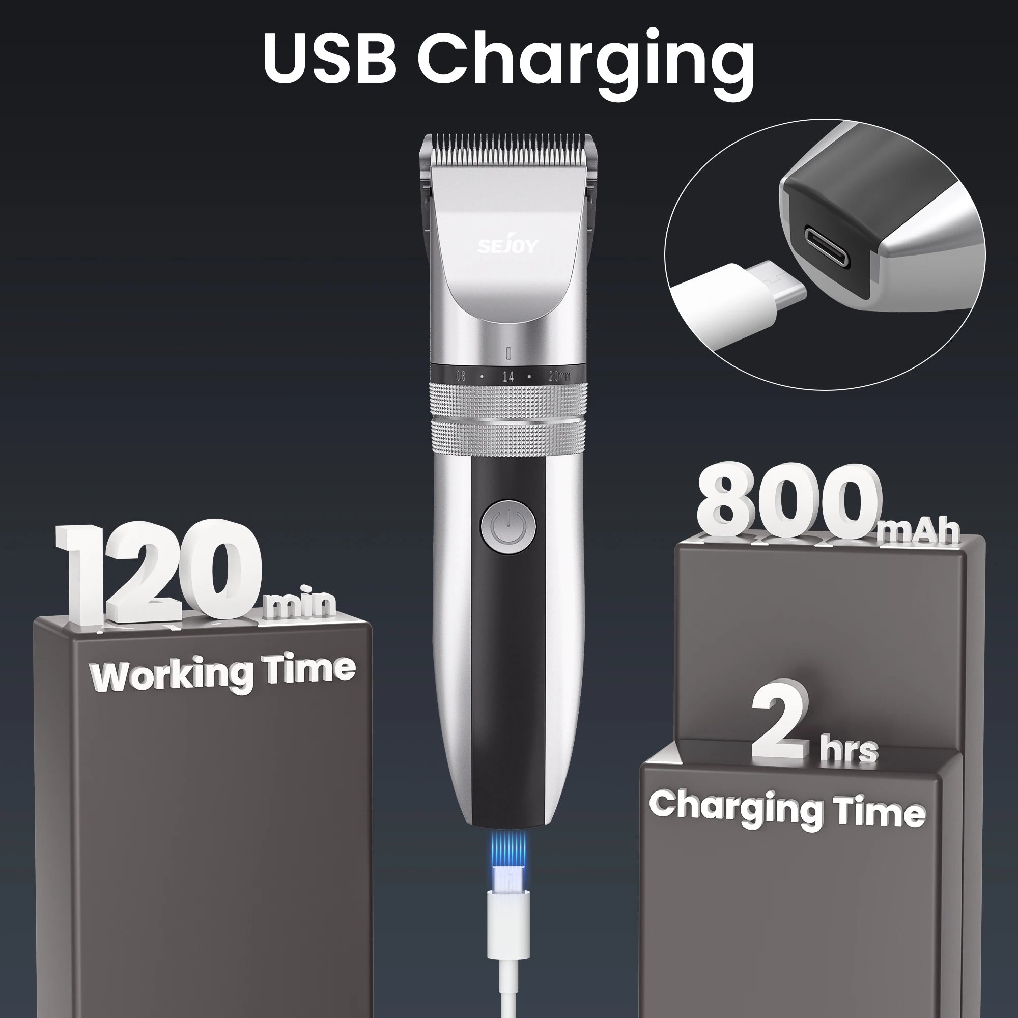 Professional Mens Shaver & Hair Clippers
