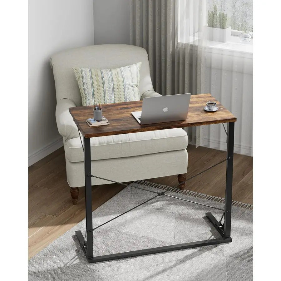 Brown Folding Desk/TV Tray Table