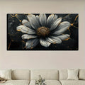 Gold & White Abstract Plant Wall Art