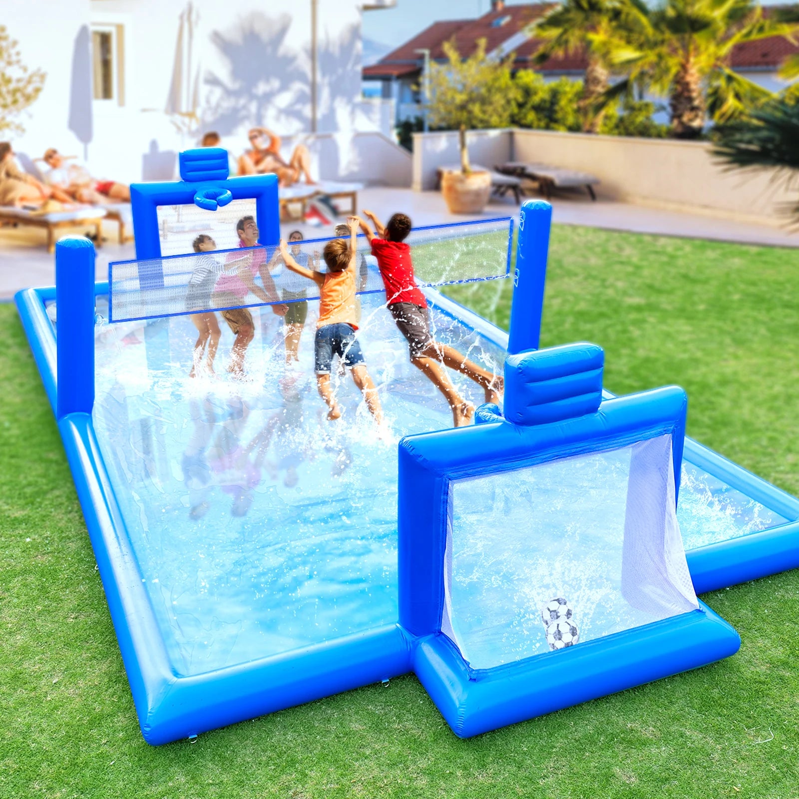 Inflatable Water Multi Game Court -33 ft