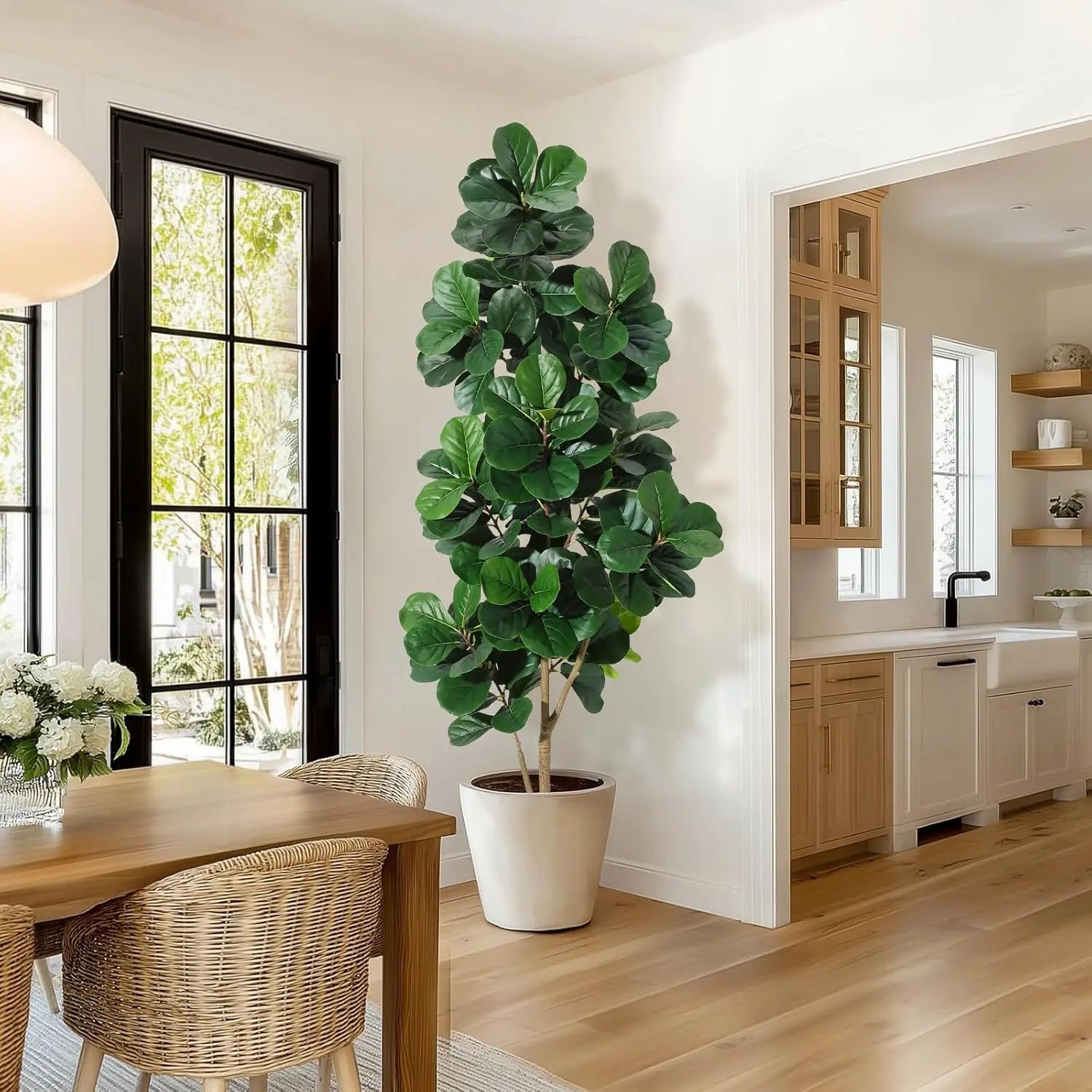 Fiddle Leaf Fig Tree Artificial w/Leaves