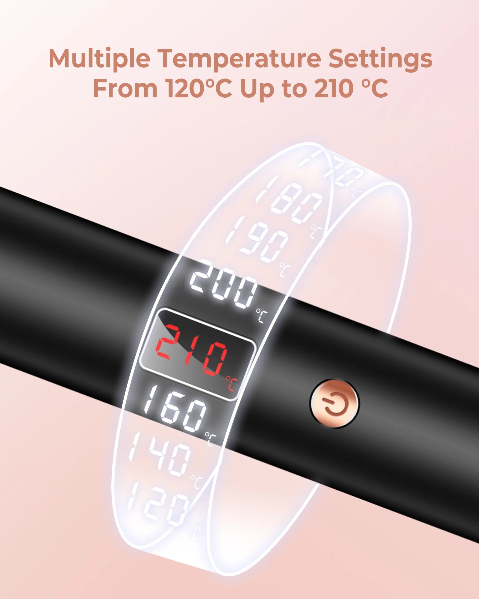 Thermal Hot Hair Curling Brush Iron