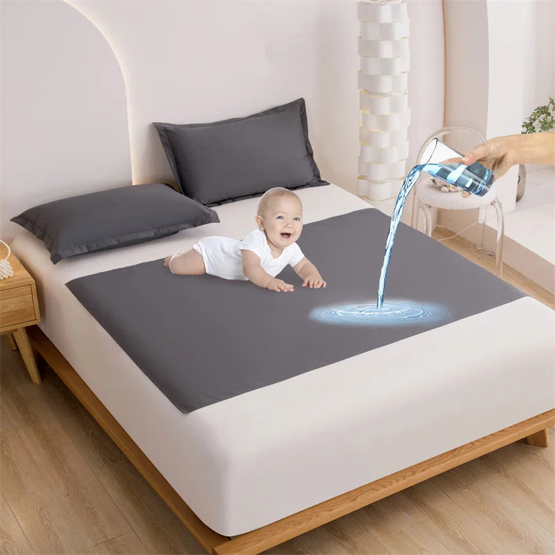 Waterproof Flat Bed Sheet Mattress Cover